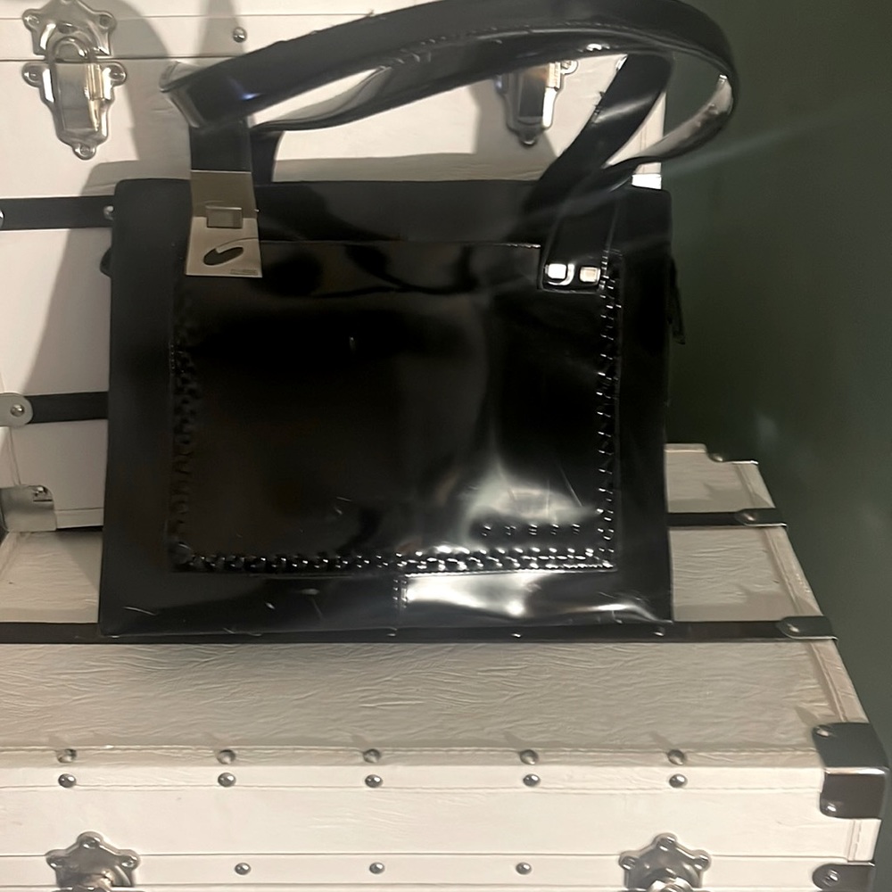 Guess purse with a touch of style.